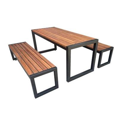 Urban Table and Bench 